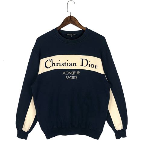 vintage christian dior sweatshirt|christian dior atelier sweater.